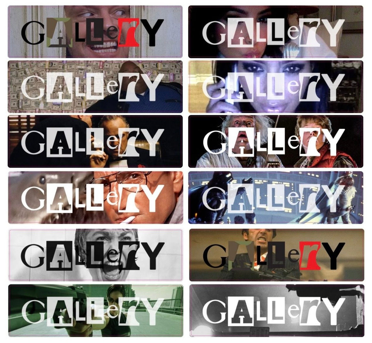 GALLERY Sticker 12-Pack (Bonus 2 Kim Kardashian Exclusive Stickers)