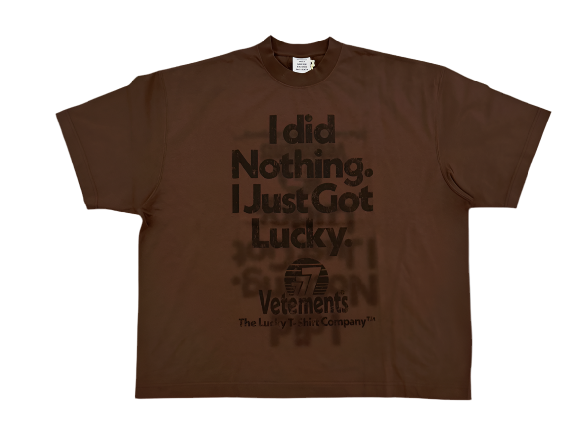 Travis Scott x Vetements Lucky Tee Brown (ComplexCon Exclusive)
