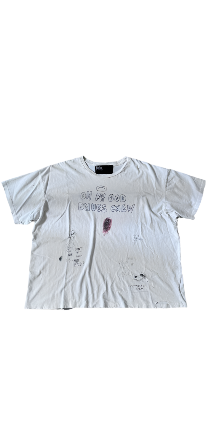 Paly Hollywood white tee