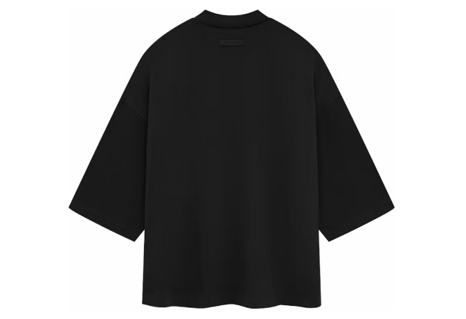 Fear of God Essentials Heavy Jersey Football Tee Jet Black