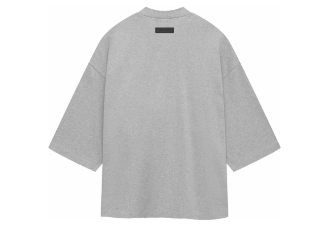 Fear of God Essentials Heavy Jersey Football Tee Light Heather Grey