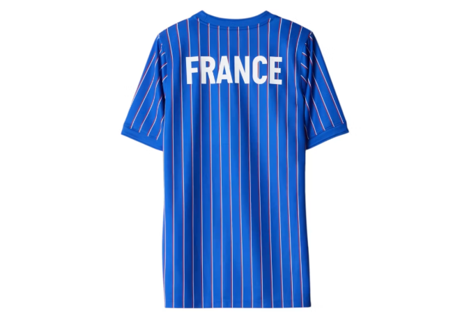 Nike x Jacquemus x France Pre Match Jersey Blue Stripe