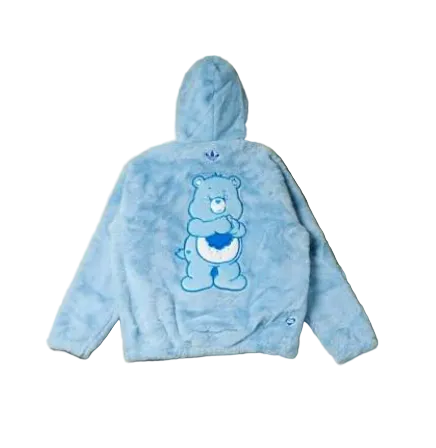 adidas x Care Bears Fur Jacket Grumpy Bear