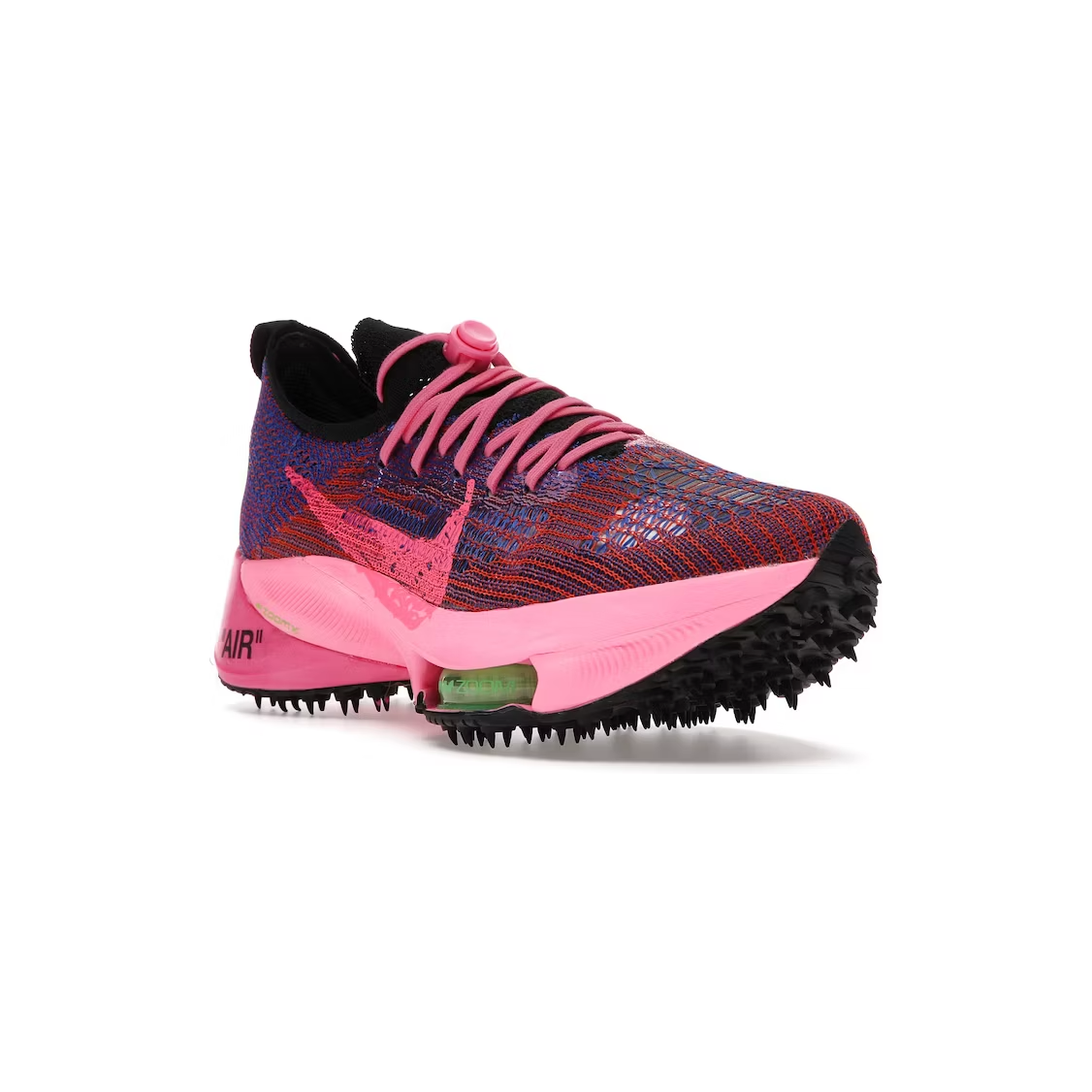 Nike Air Zoom Tempo Next% Flyknit Off-White Racer Blue Pink Glow