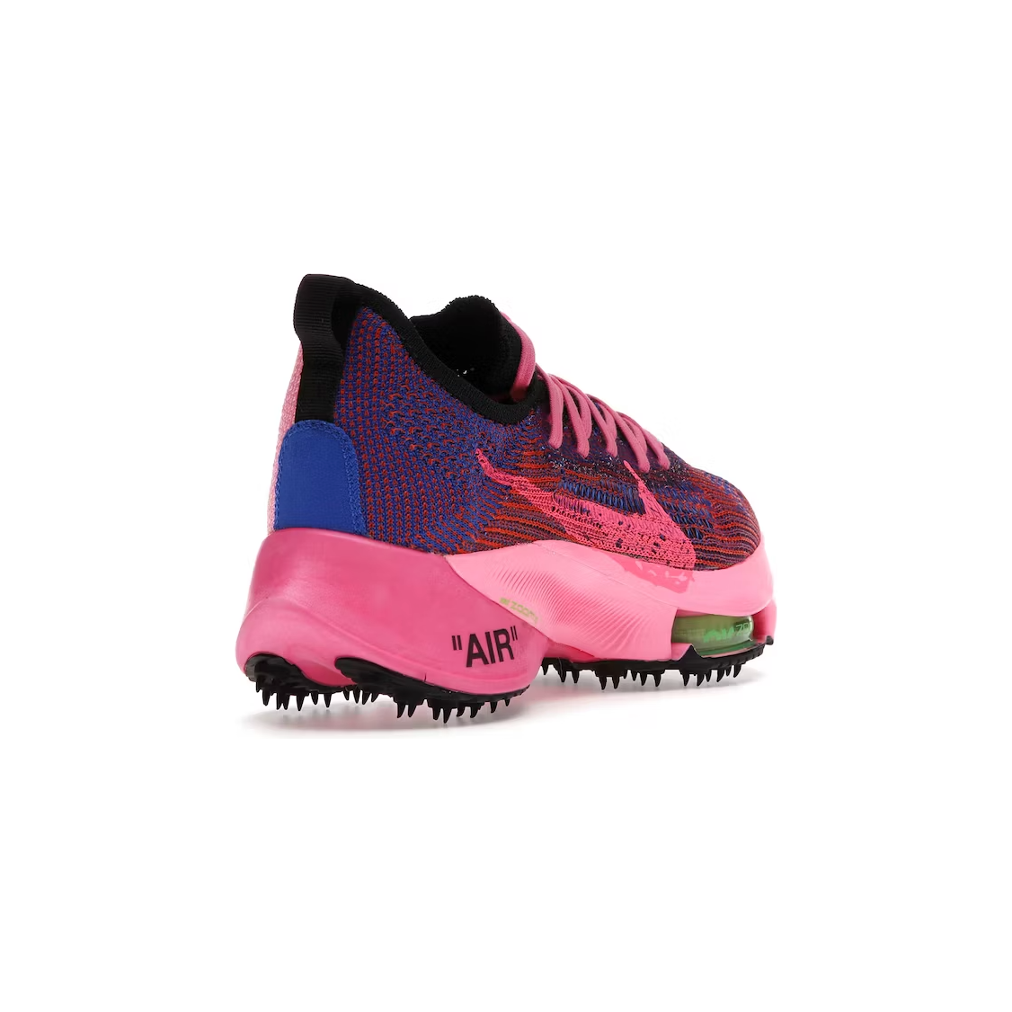 Nike Air Zoom Tempo Next% Flyknit Off-White Racer Blue Pink Glow
