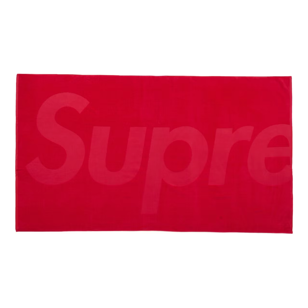 Supreme Tonal Logo Towel Red – Gallery CDMX