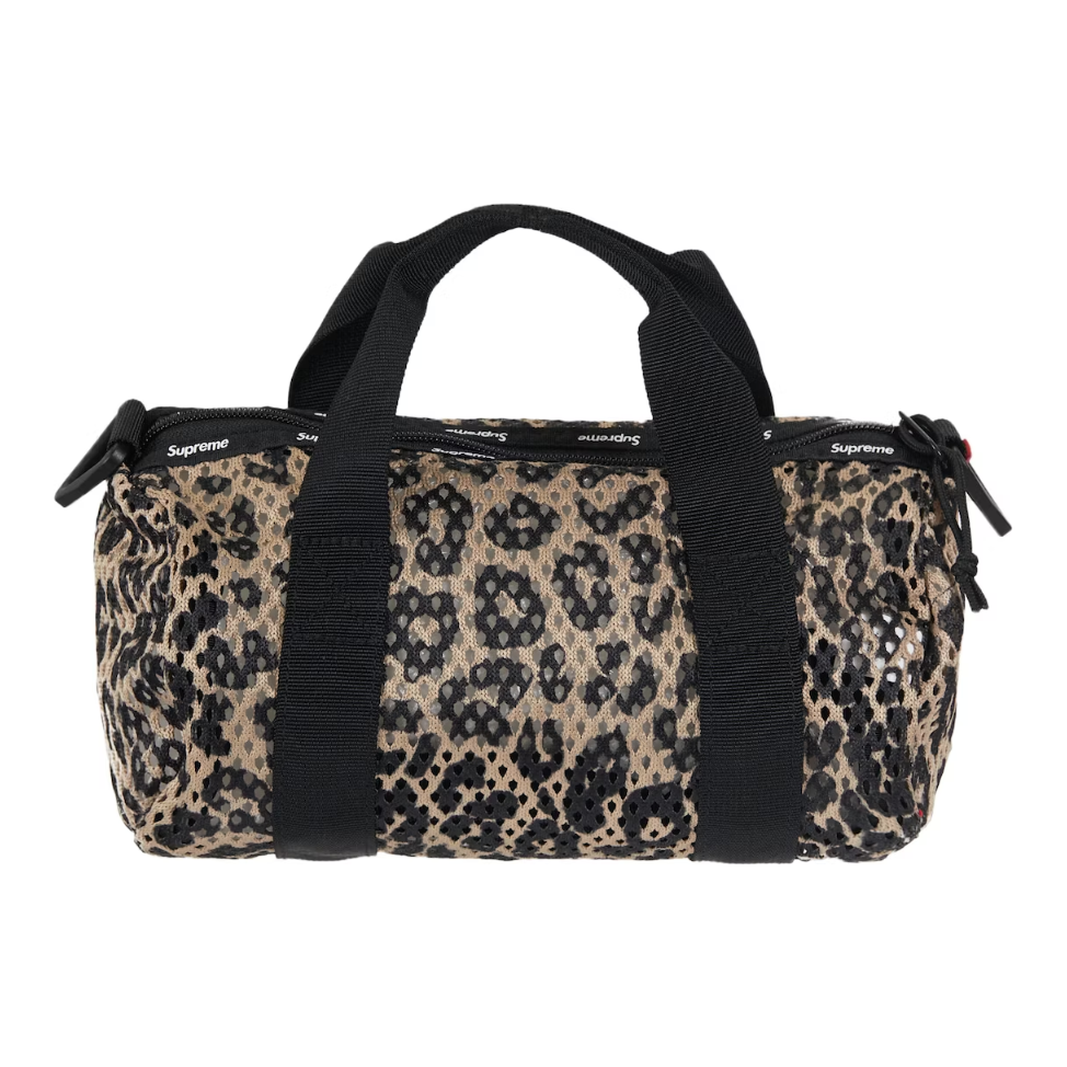 Supreme Mesh Mini Duffle Bag Leopard