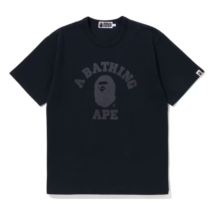 BAPE College Heavy Weight Tee Navy