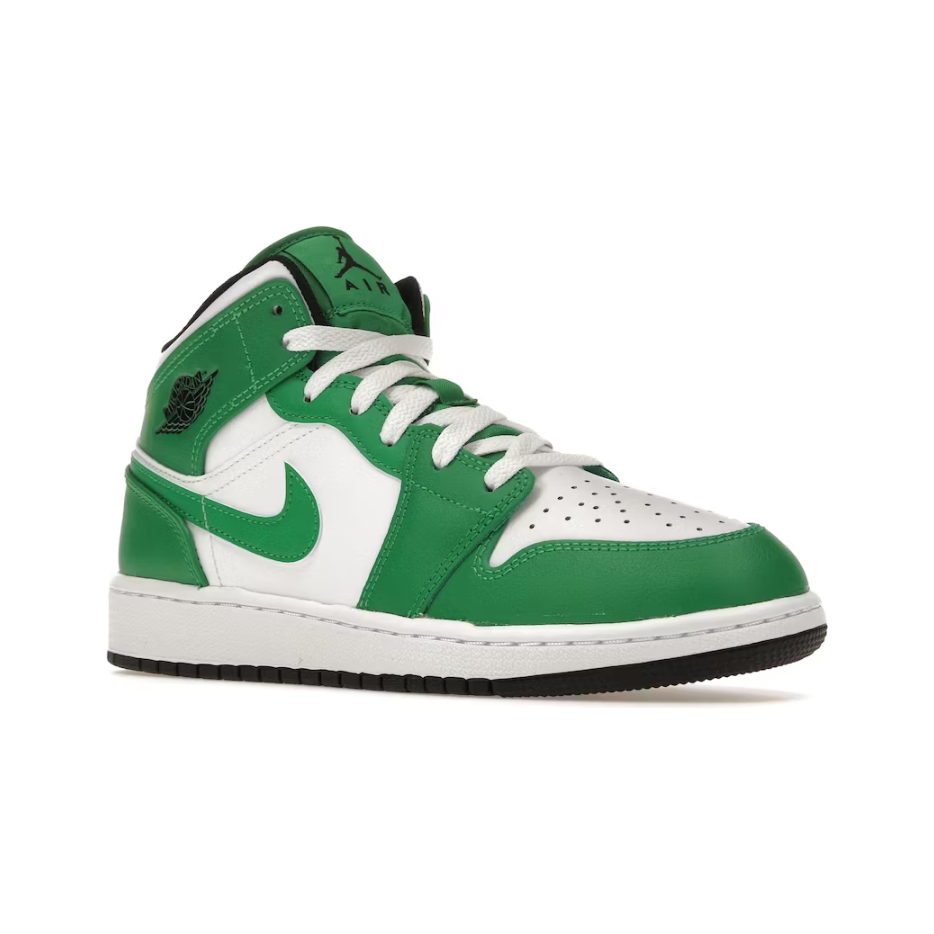 Jordan 1 Mid Lucky Green (GS)