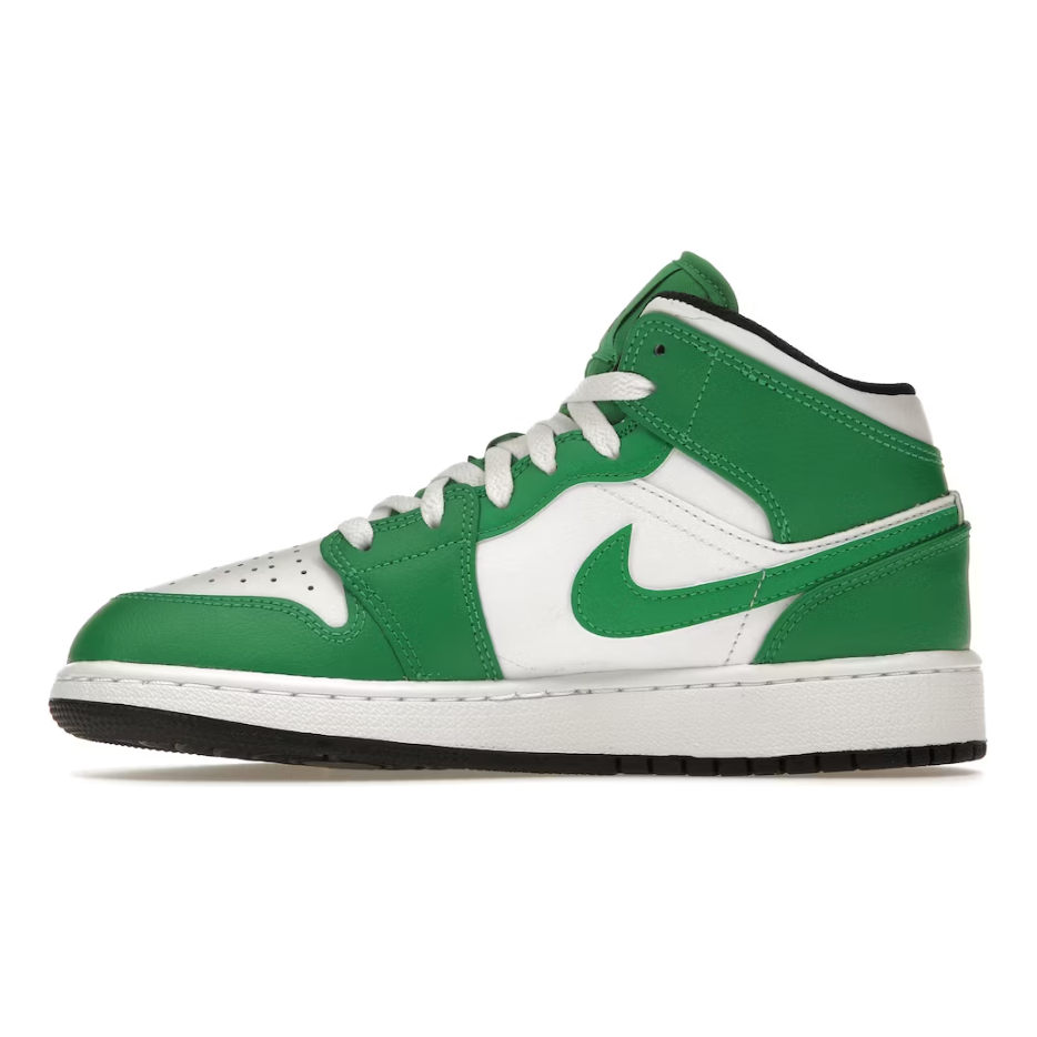 Jordan 1 Mid Lucky Green (GS)