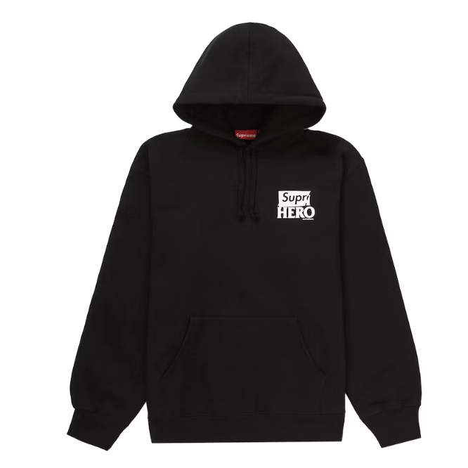 Supreme ANTIHERO Hooded Sweatshirt (SS22) Black