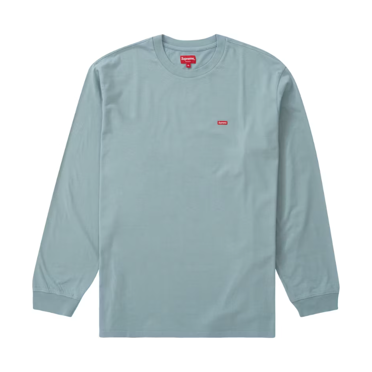 Supreme Small Box L/S Tee (SS23) Light Slate