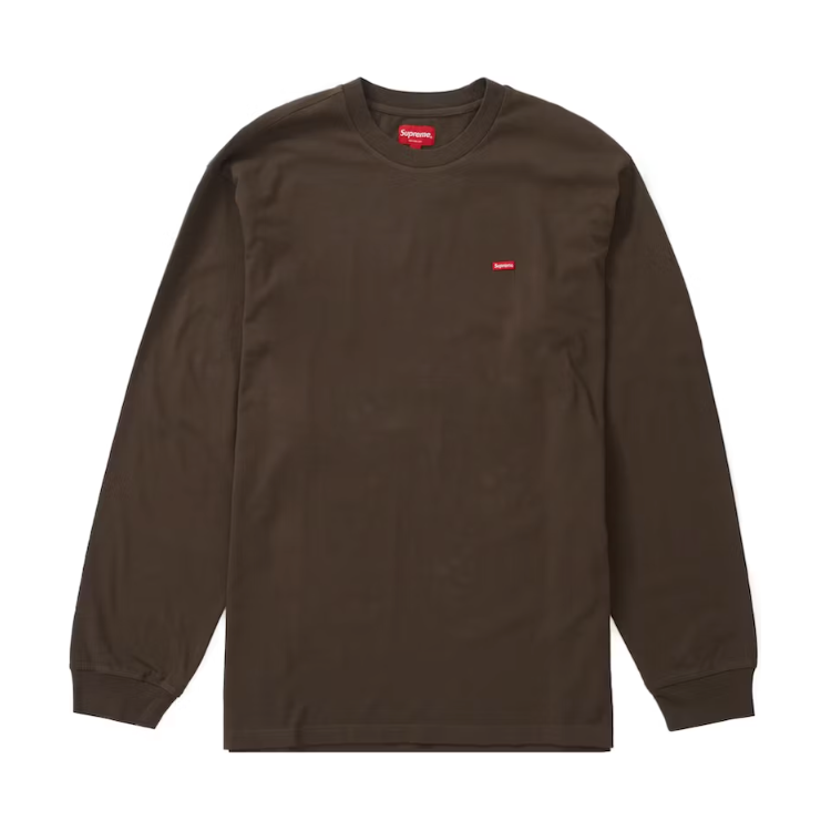 Supreme Small Box L/S Tee (SS23) Brown