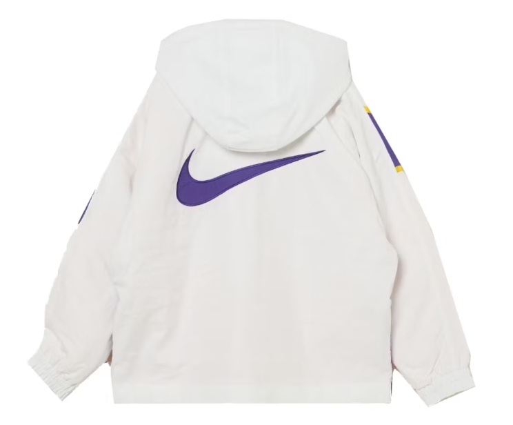 Nike x Ambush NBA Collection Lakers Jacket White/Purple/Gold