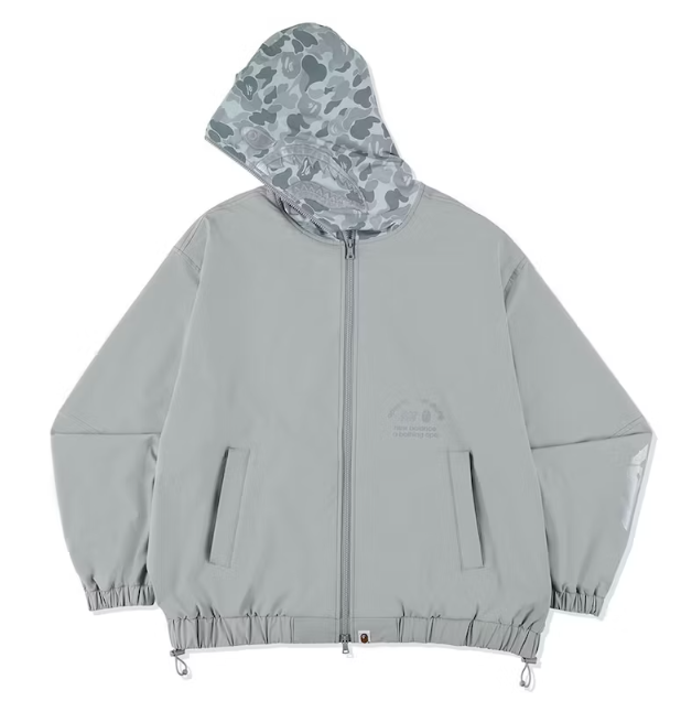 BAPE x New Balance Shark Hoodie Jacket Grey Gallery CDMX