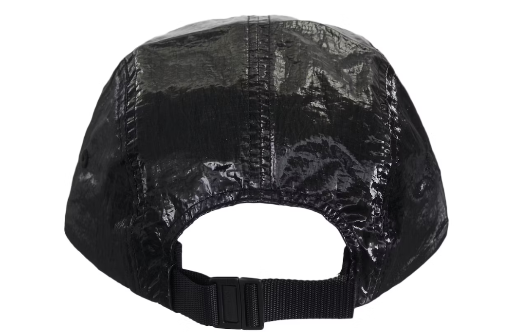 Supreme Gloss Ripstop Camp Cap Black