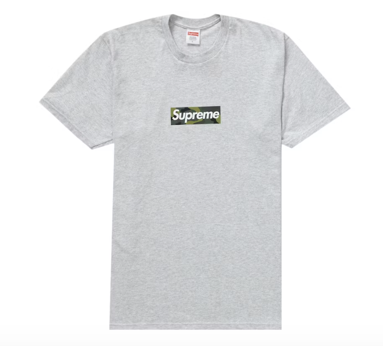 Supreme Box Logo Tee FW23 Ash Grey Gallery CDMX