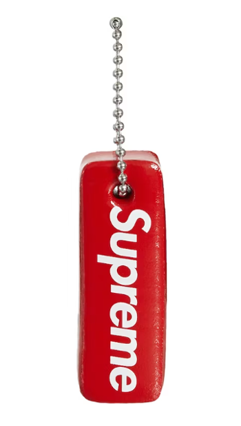 Supreme Floating Keychain Red