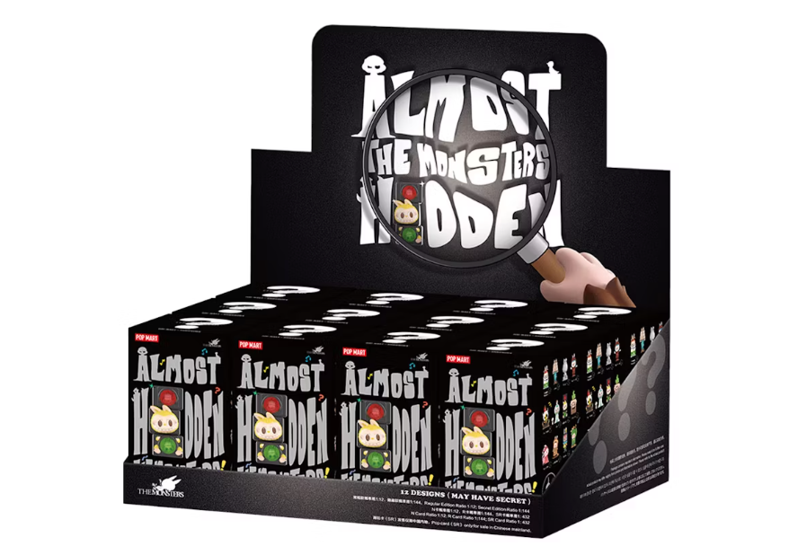 Pop Mart Labubu The Monsters Almost Hidden Series Figures Sealed Case (1 Blind Box)