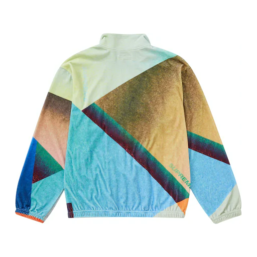 Supreme Geo Velour Track Jacket Multicolor