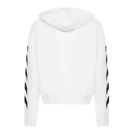 Off-white Diagonal Helvetica Oversized Hoodie White/Black