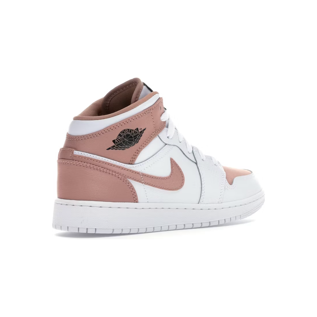 Jordan 1 mid white rose Gold (GS)