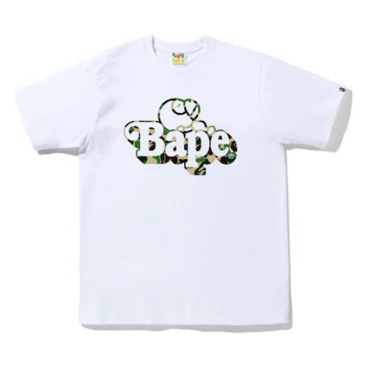 Green camo bape shirt best sale