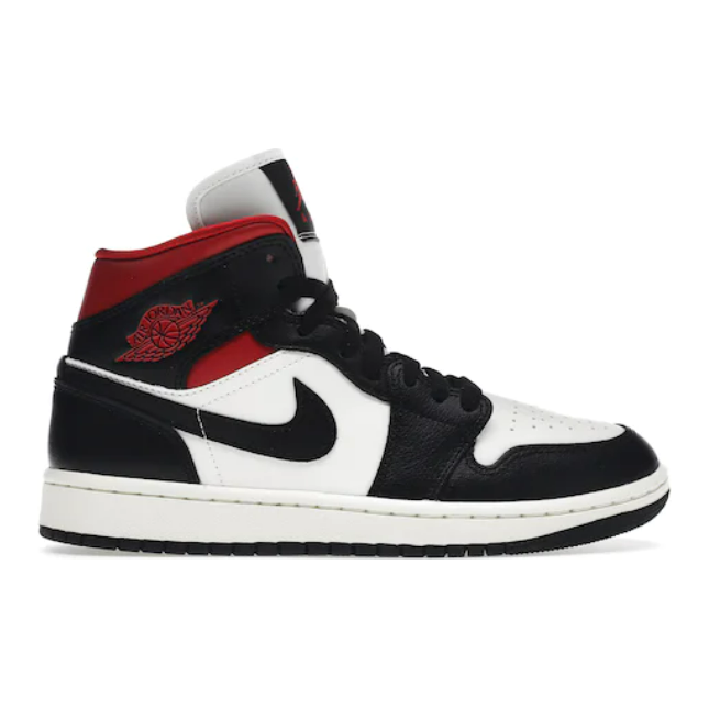 Jordan 1 Mid Black Gym Red (W)