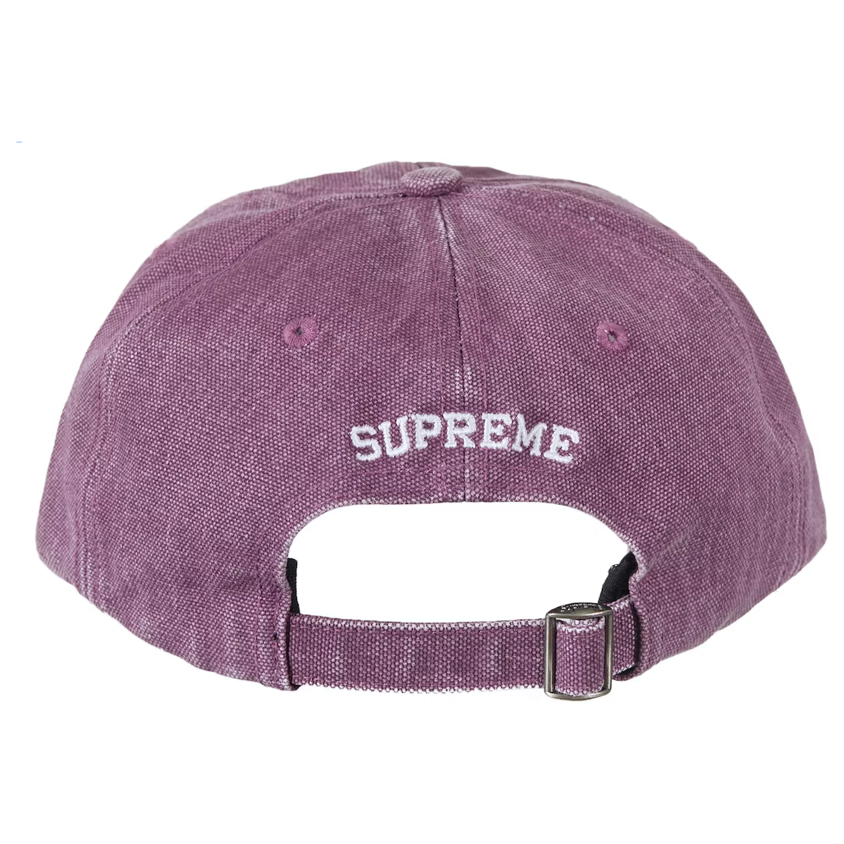 Supreme Pigment Canvas S Logo 6-Panel Plum