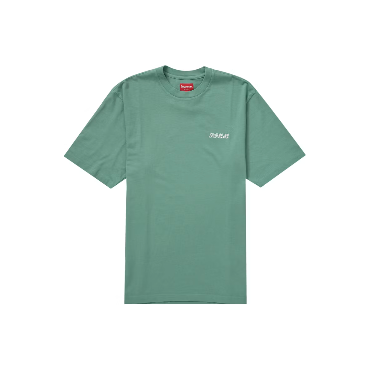 Supreme Washed Script S/S Top Sage