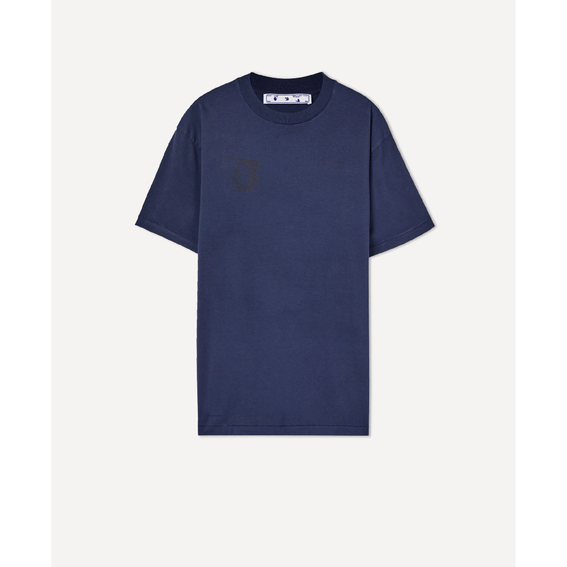 Off-White SLBxOW Arrow Raglan L/S Tee Navy Blue