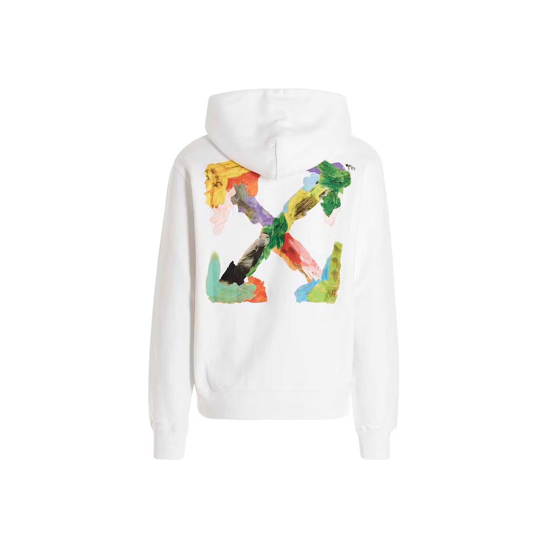 Off-white Brush Arrow Slim Hoodie White/Multi