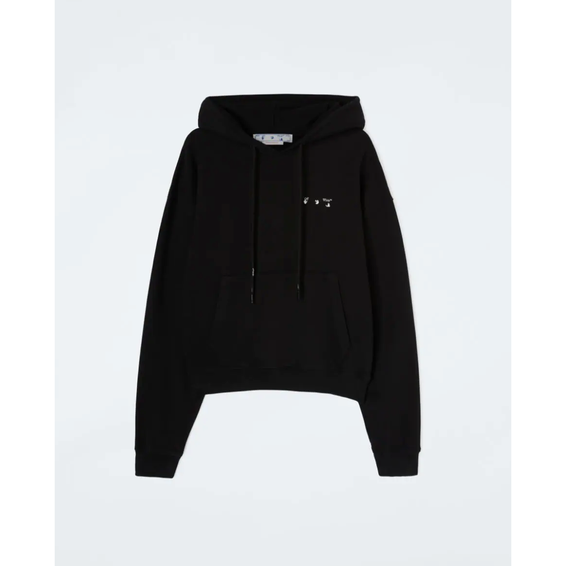 Off-White Caravag Paint Double Tee Black White