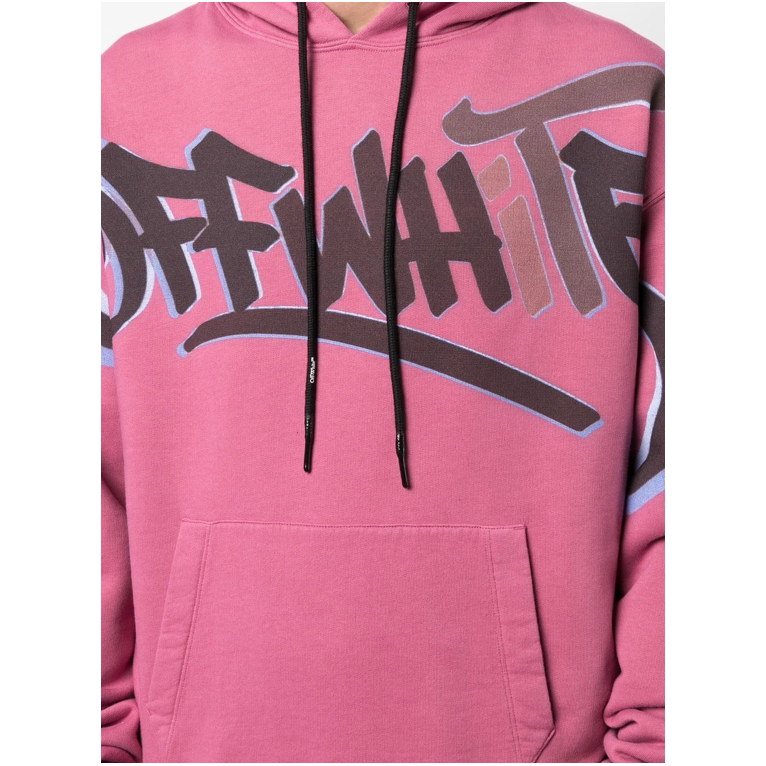 Off-White GM Vintage Wash Hoodie Red Red