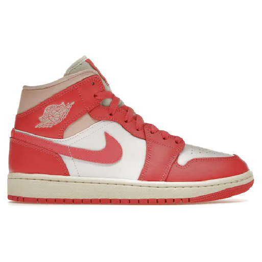 Jordan 1 Mid Strawberries and Cream (W)