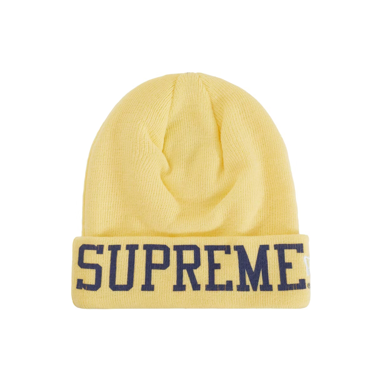 Supreme New Era Varsity Beanie Light Yellow – Gallery CDMX