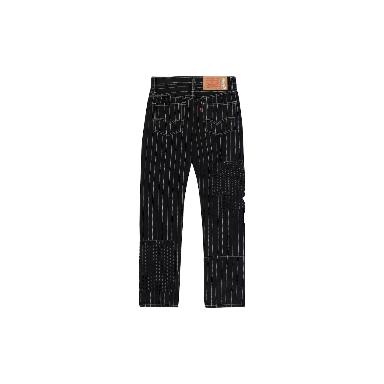 Denim Tears Peace Patchwork 501 Pant Black