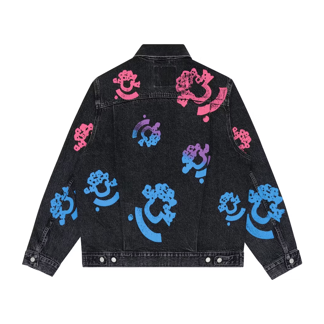 Denim Tears Bstroy Tears Type-2 Denim Trucker Jacket Washed Black