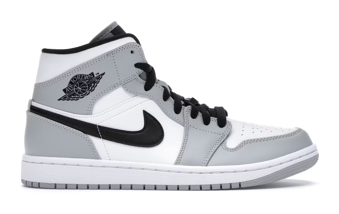 Jordan 1 Mid Light Smoke Grey