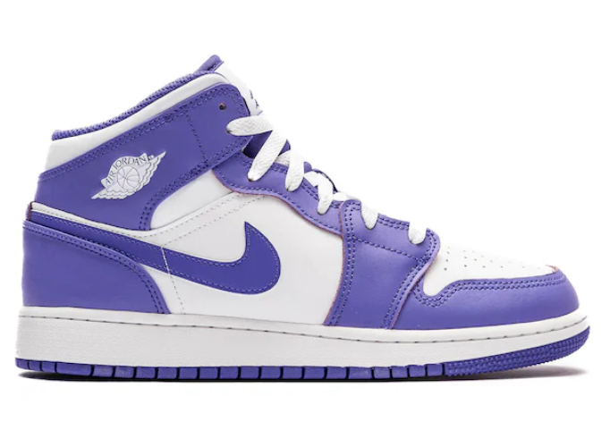 Jordan 1 Mid Purple Venom (GS)