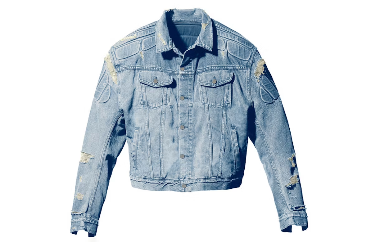 Yeezy Gap Engineered by Balenciaga Padded Denim Jacket Blue