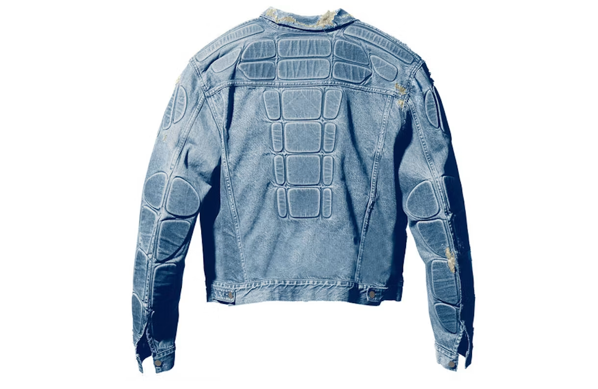 Yeezy Gap Engineered by Balenciaga Padded Denim Jacket Blue
