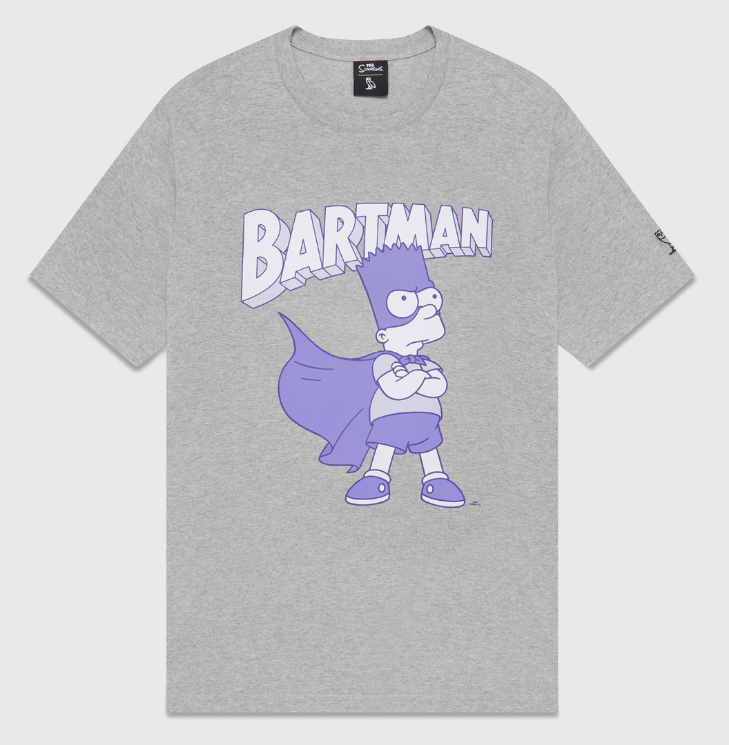 OVO The Simpsons Bartman Heather Grey