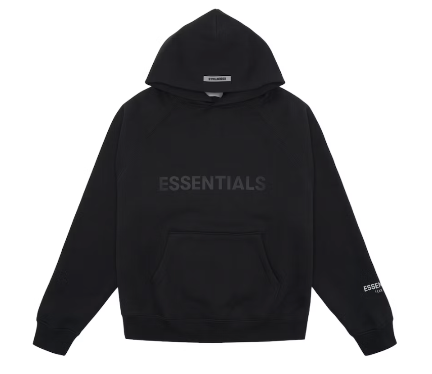 Dark black hoodie sale