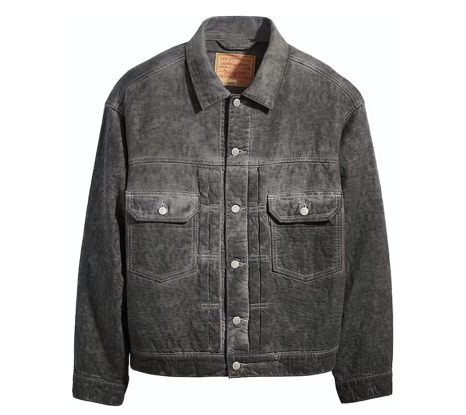 Stussy x Levi's Dyed Jacquard Jacket Black