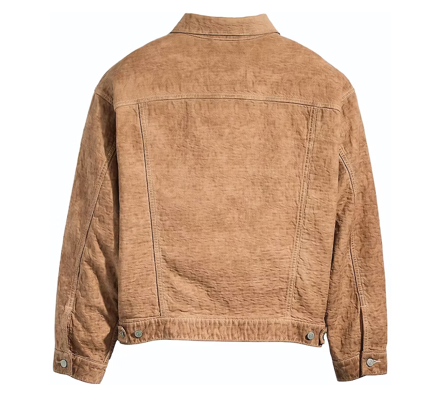 Stussy x Levi's Dyed Jacquard Jacket Brown