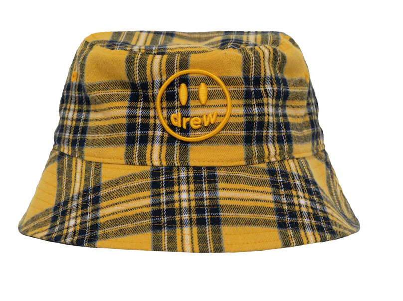 drew house mascot flannel bucket hat core plaid - Main Image