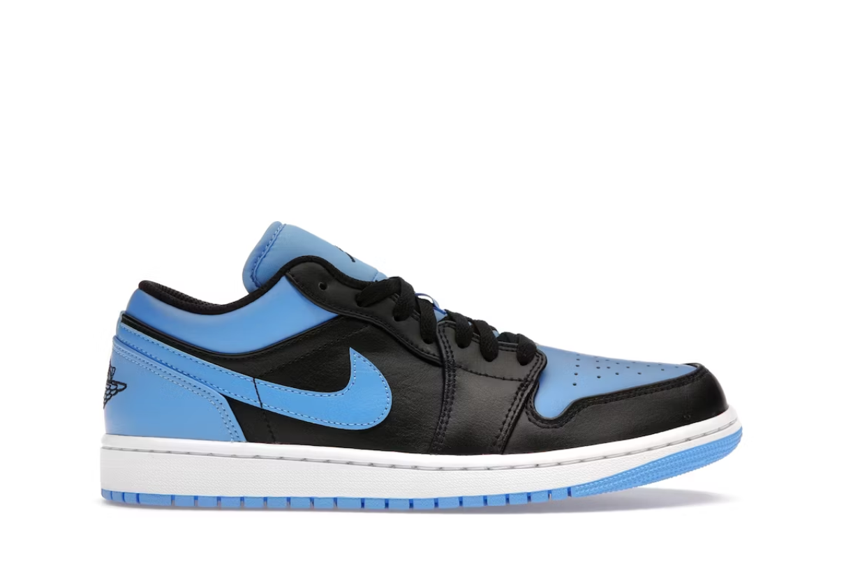 Jordan 1 Low Black University Blue