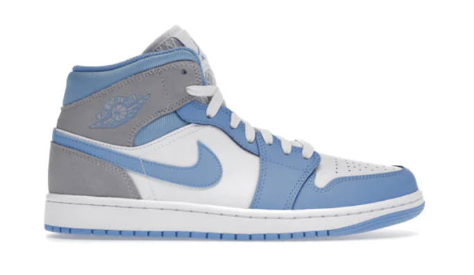 Jordan 1 Mid University Blue Grey
