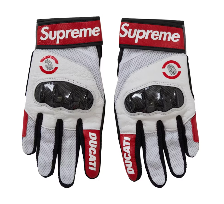 Supreme Ducati C1 Leather Gloves Red Gallery CDMX